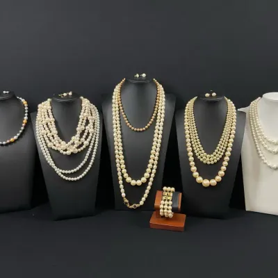 Pearl Beaded Necklace Sets