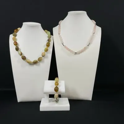 Agate & Rose Quartz Necklaces