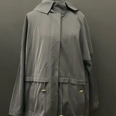 St. John Black Parka Jacket