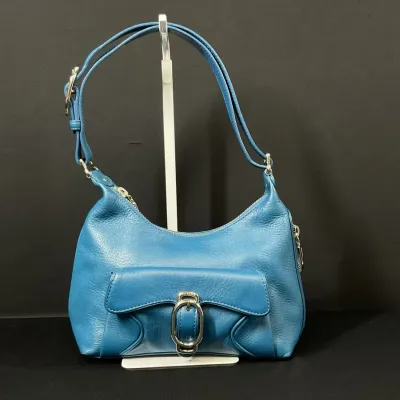 Cole Haan Alexa Blue Leather Bag