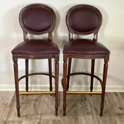 Pair Of French-style Bar Stools 