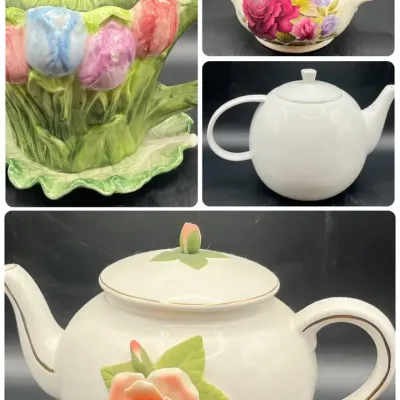 Variety Of Teapots: Lot B