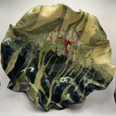 Handcrafted Ceramic Decorative Bowl