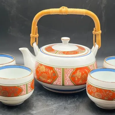 Vintage Japanese Porcelain Teapot Set