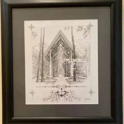 Crystal Cathedral Framed Print 