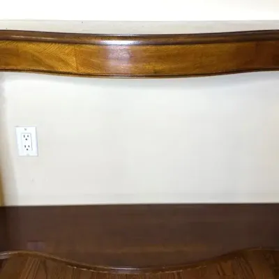 Vintage Thomasville Half Moon Sofa Table