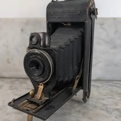 Vintage Ansco No.1A Ready-Set Folding Bellows Camera