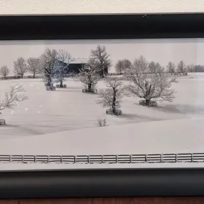 Bobby Shiflet Signed Winter Landscape Panoramic Print “Winters Gate”- Frames on Main Gallery
