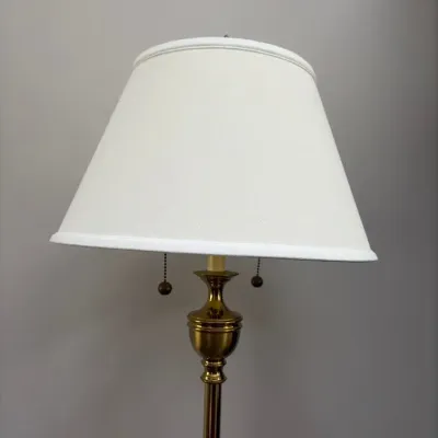 Traditional Brass Floor Lamp