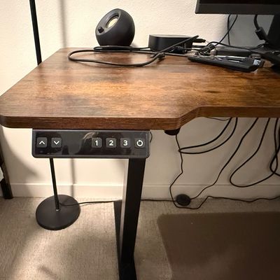 Sale Photo Thumbnail #269: .the addition stand which shows a copier on it does also go with the set. 
Are bidding on the desk and the stand only, not any of the contents sitting on the desk