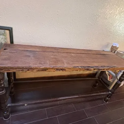 Metal Accent Sofa Table
