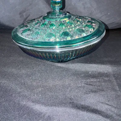 Teal Candy Dish