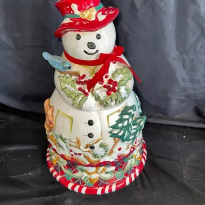 Snowman Cookie Jar