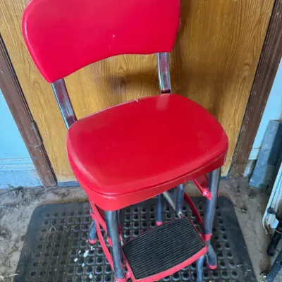 Red Step stool 
