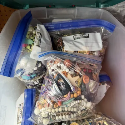 Sale Photo Thumbnail #52: Scrap Jewelry gallon bags 