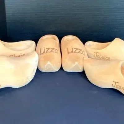 Traditional Wooden Dutch Clogs
