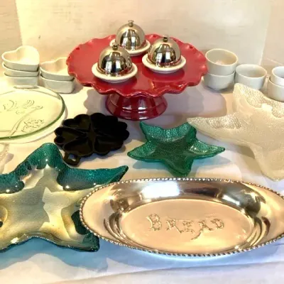 Footed Cake Plate, Platters, and More!