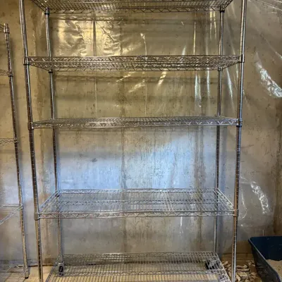 Five Tiered Shelf on Wheels