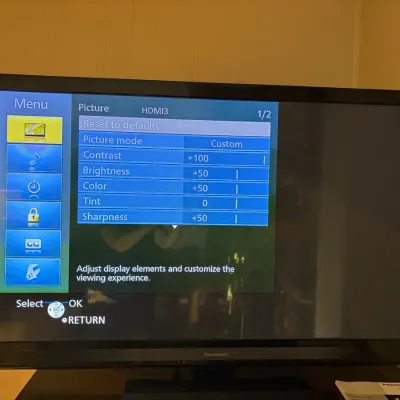 Panasonic 50” 1080p Plasma HDTV