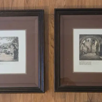 Herta Czoernig-Gobanz Two Musicians' Suites Etchings