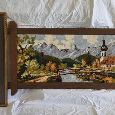 European Needlepoint Pictures