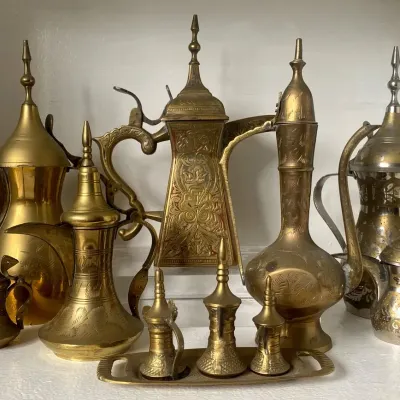 Middle Eastern Brass Pots