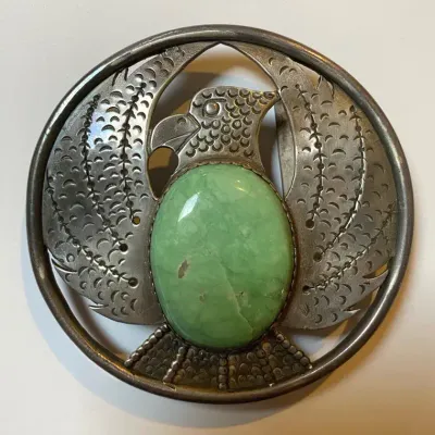 Sterling Eagle Belt Buckle 
