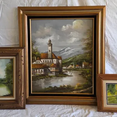 Three Signed Original Oil Paintings