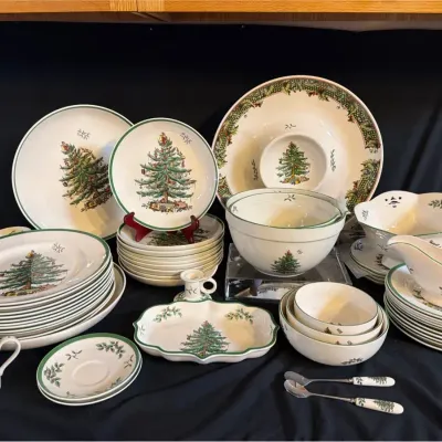 Spode Christmas Tree China Set