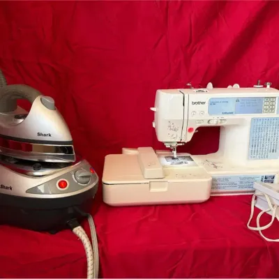 Brother Sewing Machine And Steam Iron