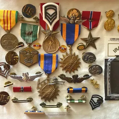Vintage Military Pin Collection 
