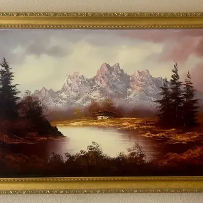 Alpine Oil Painting