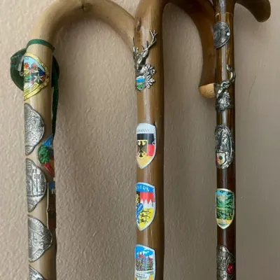 German Hiking Memory Canes