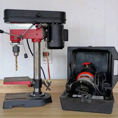 Electric Drill Press And Router