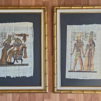 Egyptian Papyrus Paintings