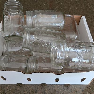 Box of mason jars