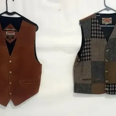 FTH310 - Vintage Paragraff Men’s Vest ( Clothes Clothing )