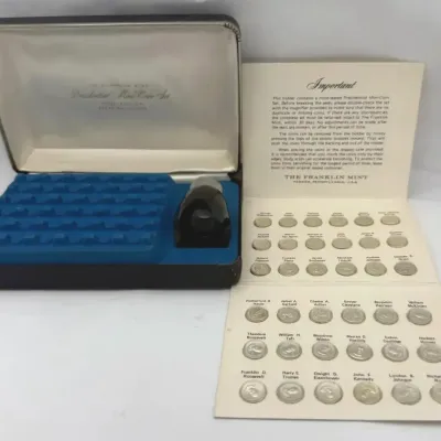 FTH382 - The Franklin Mint Sterling Silver Presidential Mini Coin Set - First Edition ( Coins )