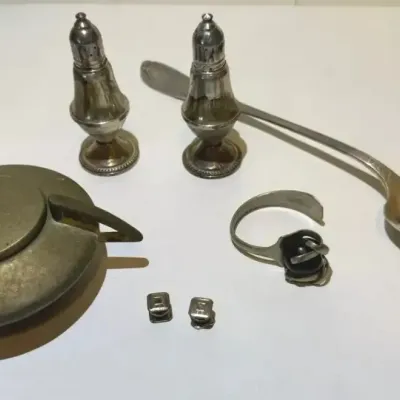 FTH385 - Various Silver-Alloy and Silver Plated Collectibles