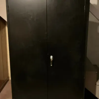 Black Metal Cabinet 