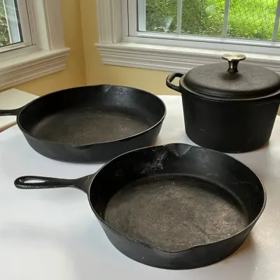 Cast Iron Skillets and Dutch Oven