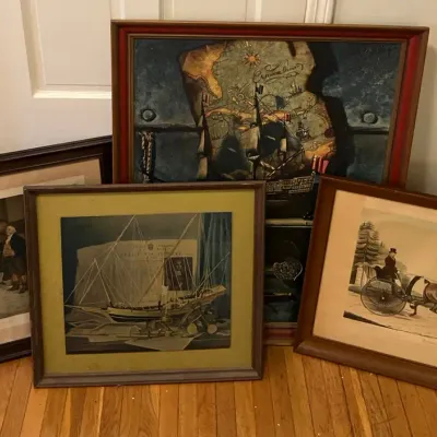 Vintage Framed Reproduction Prints