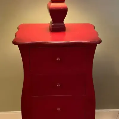 3 Drawer Accent Table with Lamp