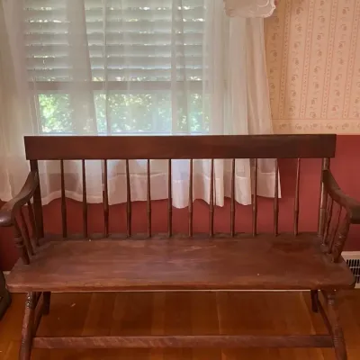 S. Bent & Bros. Wooden Bench
