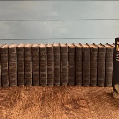 The Writings of Mark Twain Harper & Brothers Edition (Missing Vol. 3) & Mark Twain Autobiography