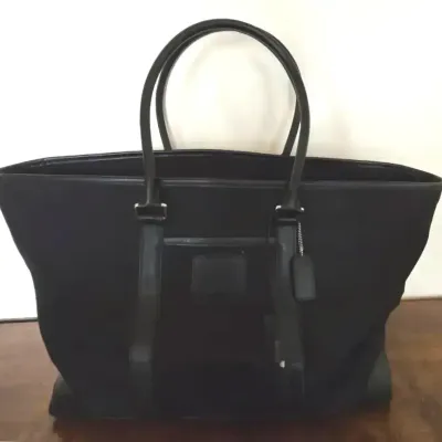 Black Coach Tote (K)