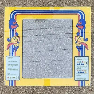 Super PAC-MAN Original 1980's Arcade Panel (BR2)