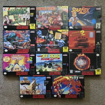 SNES Games - Lot 1 (LR)
