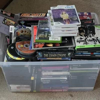 Mismatched Video Games & Boxes (LR)