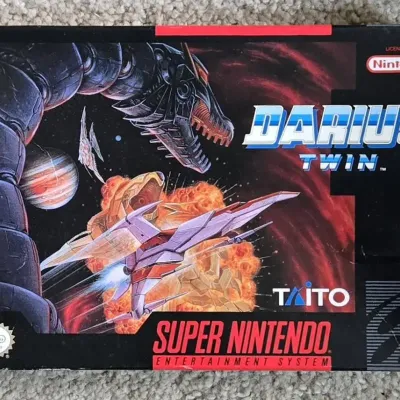 Darius Twin SNES Game (LR)